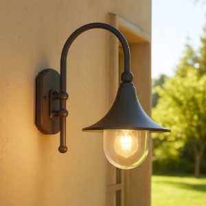 Cima ap1 applique da esterno coperto ideal lux lanterna antracite