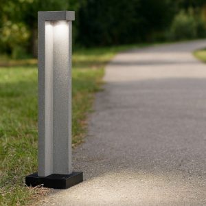 Ideal lux titano pt h74 led 8,5w 3000k lampione per giardino