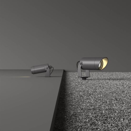 Ideal lux starlight faretto da esterno prato led 10w 3000k 7,5cm cilindrico moderno grigio