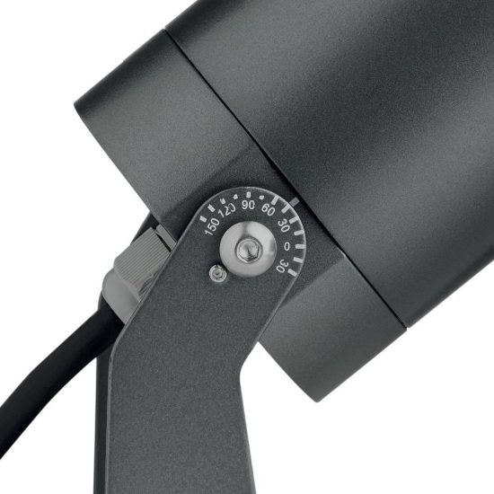 Ideal lux starlight faretto da esterno prato led 10w 3000k 7,5cm cilindrico moderno grigio