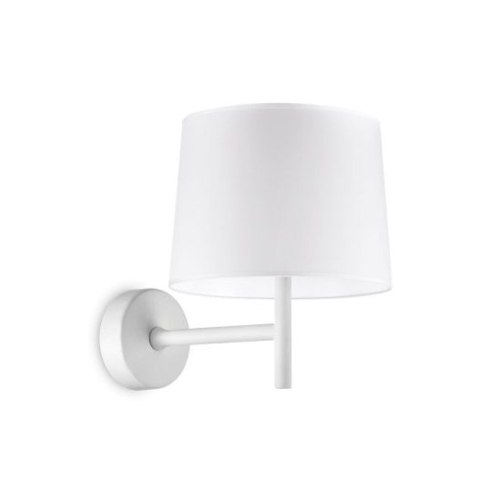 Ideal lux set up montatura per applique e27 19cm bianca senza paralume