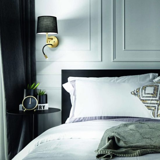 Ideal lux set up montatura per applique e27 19cm bianca senza paralume