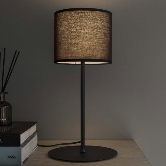 Ideal lux set up montatura per abat-jour e27 23,5cm nichel senza paralume