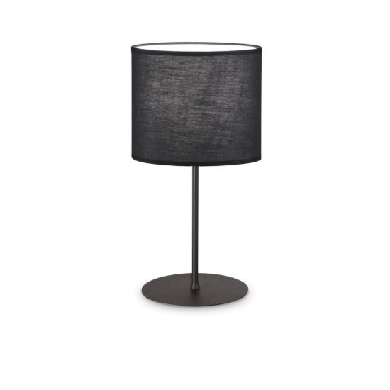 Ideal lux set up montatura per abat-jour e27 33cm nera senza paralume