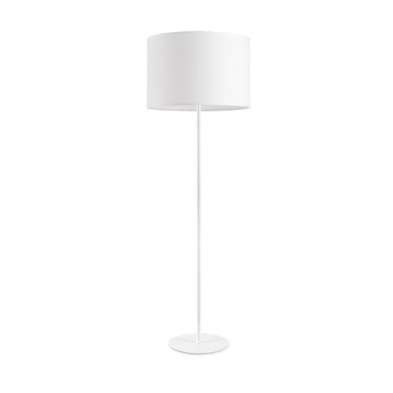 Ideal lux set up montatura per piantana e27 145cm bianca senza paralume
