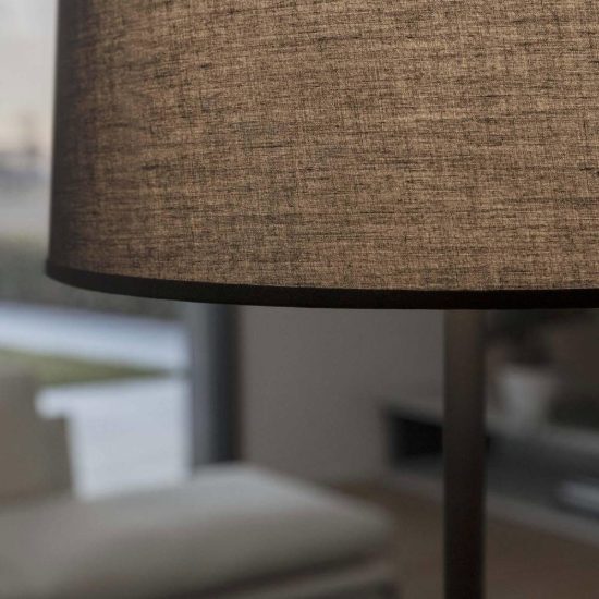 Ideal lux set up montatura per lampada da terra e27 145cm nera senza paralume