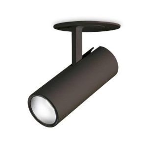 Play fi ideal lux faretto nero da incasso led 7w 3000k