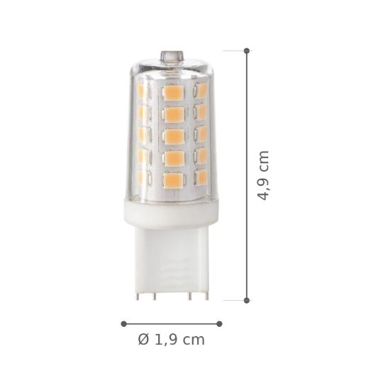 Ideal lux lampadina led g9 a capsula 3w 2700k bianca confezione 20 pezzi
