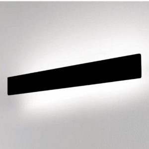 Applique zig zag ap1 d75 nero ideal lux led 30w 3000k moderna