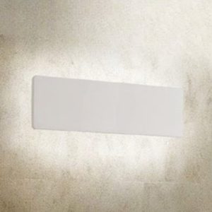 Ideal lux zig zag ap1 d29 bianco led 4000k 12,5w applique moderna