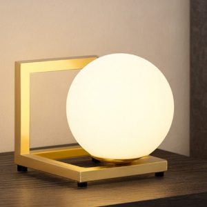 Angolo tl1 abat-jour ideal lux ottone boccia vetro