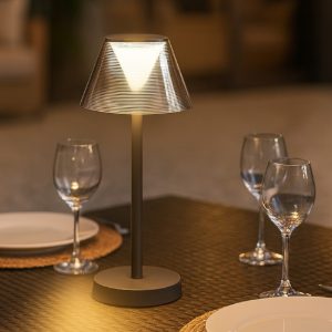 Lolita tl lampada da tavolino per esterno grigio portatile led 1,8w 3000k
