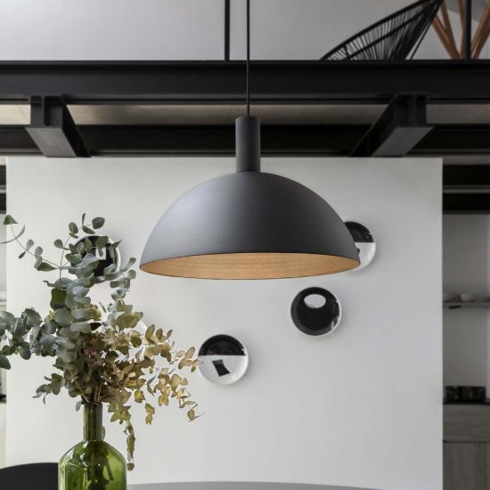 Ideal lux mix up lampada a sospensione e27 230cm per camera da letto moderna nera