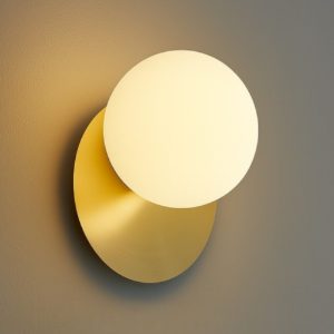 Ninfea ap1 ideal lux applique da parete per salotto ottone