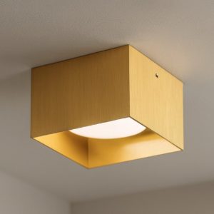 Spike pl1 square faretto quadrato da soffitto ideal lux