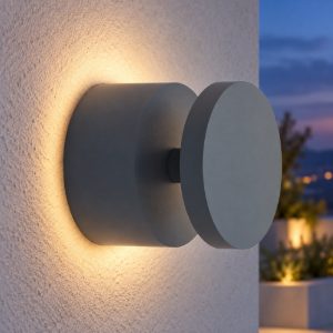 Applique da esterno toffee ap ideal lux led 8w 3000k ip65 antracite