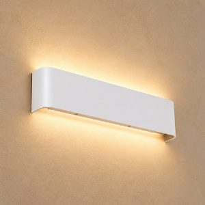 Ideal lux delta applique rettangolare led 10w 3000k 30cm per soggiorno moderna bianca