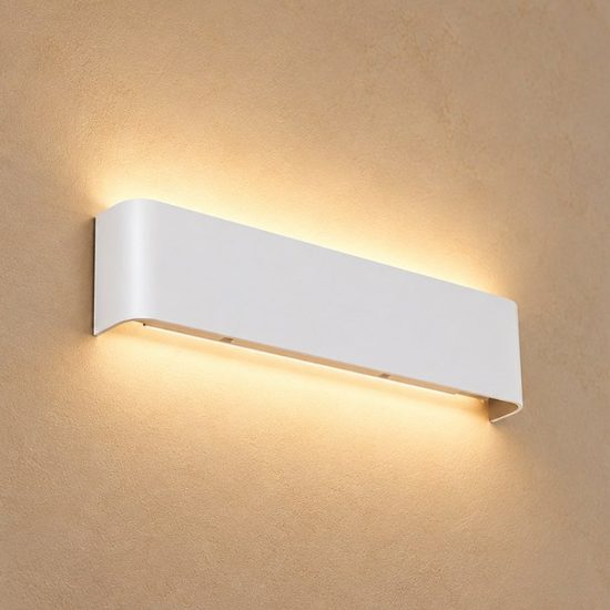 Ideal lux delta applique rettangolare led 10w 3000k 30cm per soggiorno moderna bianca