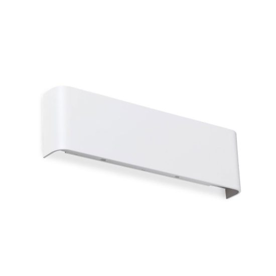 Ideal lux delta applique rettangolare led 10w 3000k 30cm per soggiorno moderna bianca