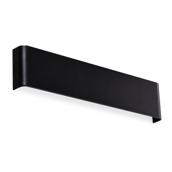 Ideal lux delta applique rettangolare led 14w 3000k 41cm per soggiorno moderna nera
