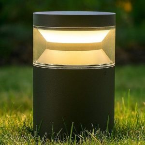 Boeing pt h015 ideal lux lampione basso nero led 14w 3000k