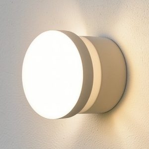 Toffee ap ideal lux applique da esterno bianca led ip65 8w 3000k
