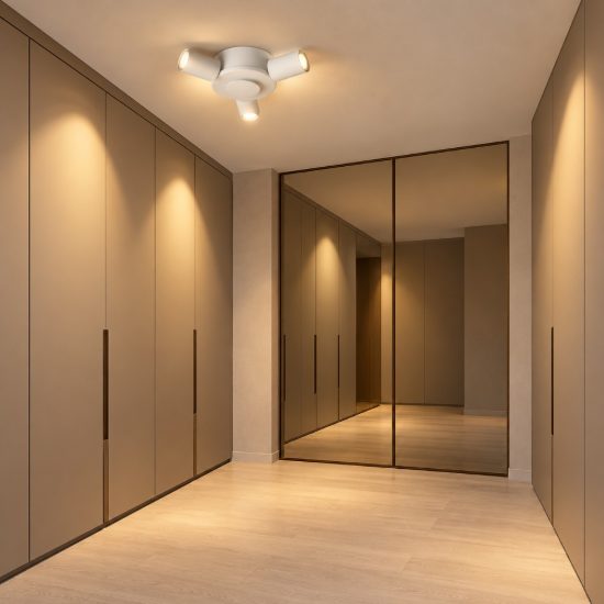 Ideal lux set up montatura per plafoniera 3 luci e27 24cm bianca senza paralume