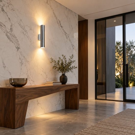 Ideal lux look applique cilindrica 2 luci gu10 30cm per soggiorno moderna cromata