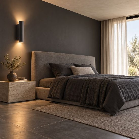 Ideal lux look applique cilindrica led 9w 3000k 15cm per soggiorno moderna nera
