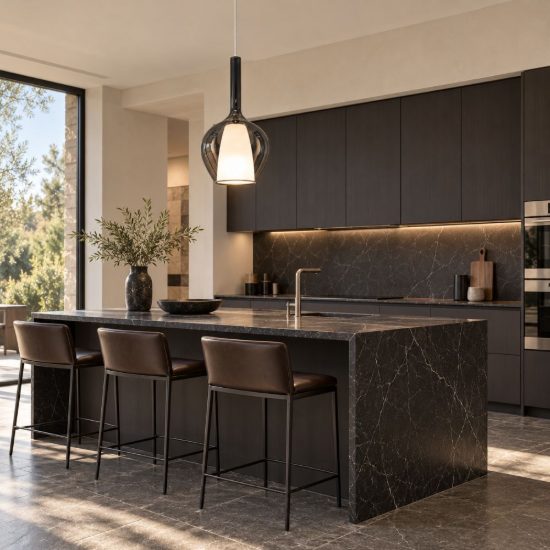 Ideal lux kalique lampada a sospensione a bulbo 18cm per cucina contemporanea fumè