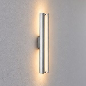 Ideal lux dorica applique led 8,5w 3000k 30cm per soggiorno moderna acciaio