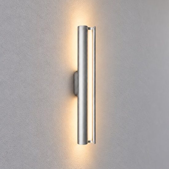 Ideal lux dorica applique led 8,5w 3000k 30cm per soggiorno moderna acciaio