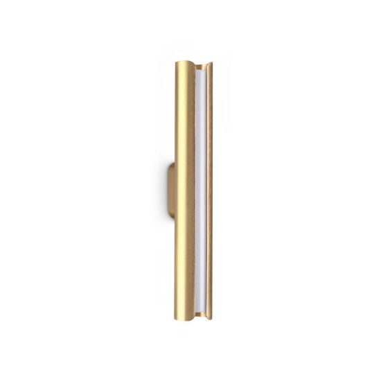 Ideal lux dorica applique led 8,5w 3000k 30cm per soggiorno contemporanea rame