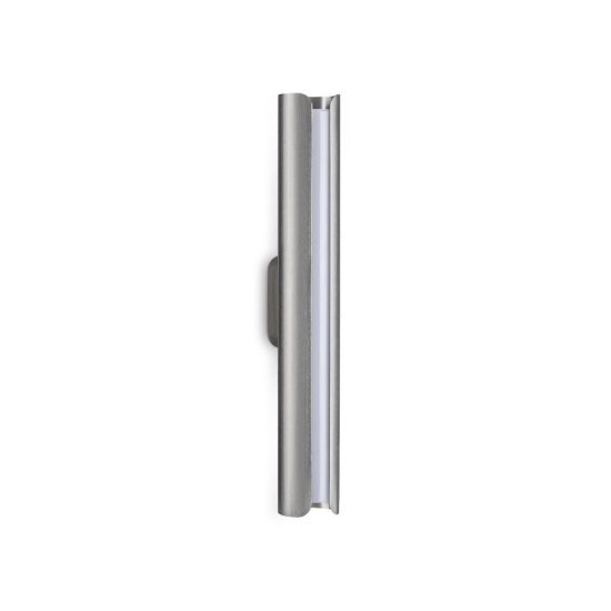 Ideal lux dorica applique led 8,5w 3000k 30cm per soggiorno moderna grigia