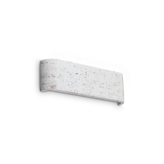 Ideal lux delta applique rettangolare led 10w 3000k 30cm per soggiorno moderna cemento