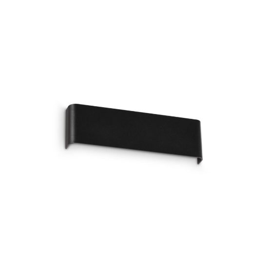 Ideal lux delta applique rettangolare 3 luci g9 30cm per soggiorno moderna nera