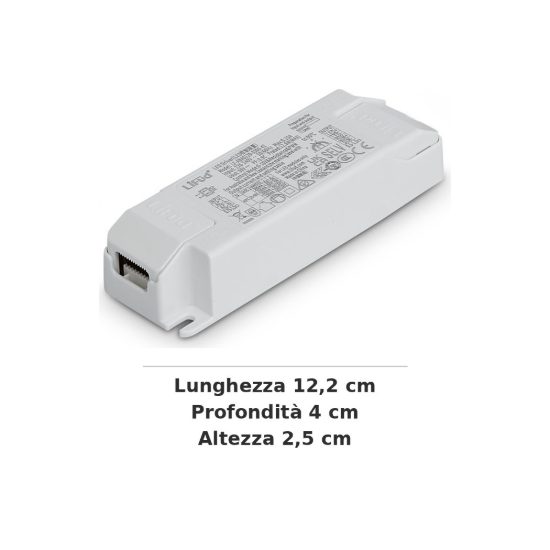 Ideal lux infinity alimentatore dimmerabile 1-10v 12w 150-250ma per faretti da incasso