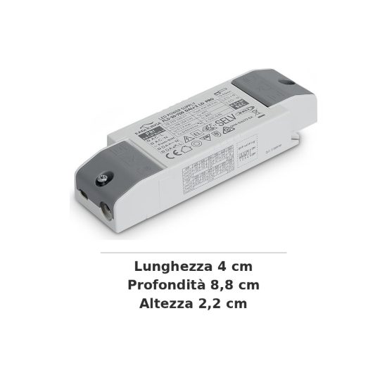 Ideal lux infinity alimentatore dimmerabile dali push 20w 150-250ma per faretti da incasso