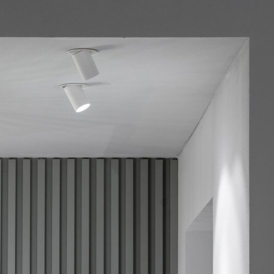 Ideal lux nova faretto da incasso per cartongesso orientabile led 20w 4000k foro 14cm rotondo nero