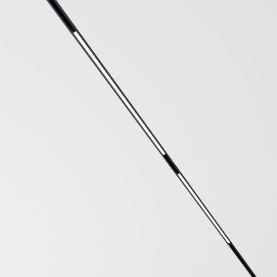 Ideal lux deva wide inner faretto lineare per binario magnetico led 6w 4000k 30cm luce diffusa nero