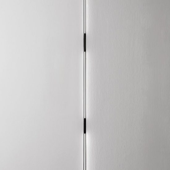 Ideal lux deva wide inner faretto lineare per binario magnetico led 11w 4000k 60cm luce diffusa nero