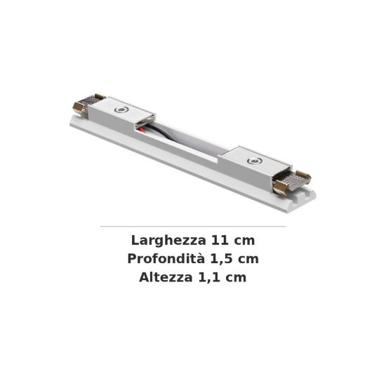 Ideal lux stick giunto lineare per binario magnetico bianco