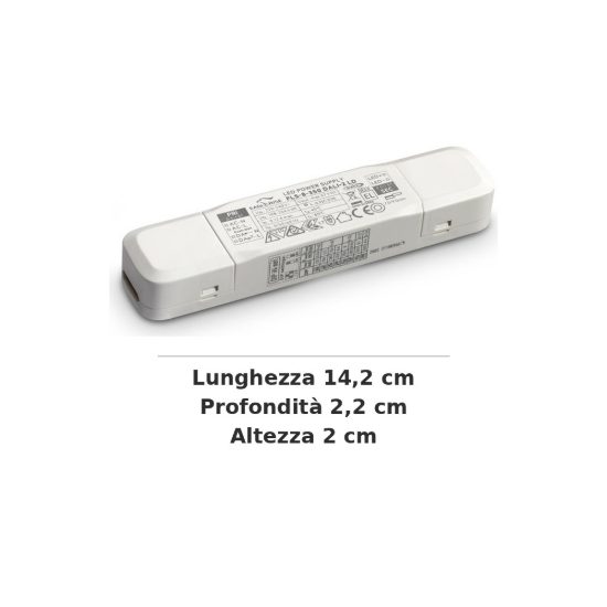 Ideal lux play alimentatore dimmerabile dali push 7w 150ma per faretti da incasso