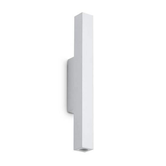 Ideal lux look applique rettangolare led 9w 3000k 30cm per soggiorno moderna bianca