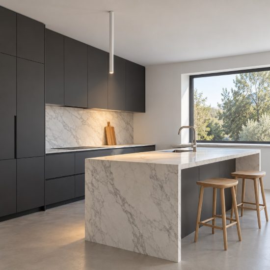 Ideal lux look faretto da soffitto cilindrico led 5w 3000k 40cm per cucina moderno bianco