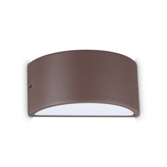 Ideal lux rex-2 applique da esterno e27 25cm moderna caffè ip54