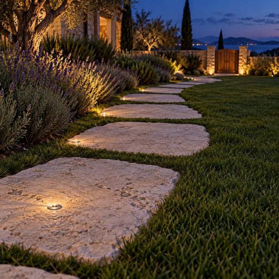 Ideal lux rocket faretto da incasso da esterno pavimento led 10w 3000k 10,4cm rotondo acciaio