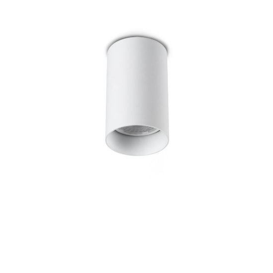 Ideal lux look faretto da soffitto cilindrico gu10 10cm per corridoio bianco