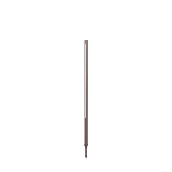 Ideal lux jedi paletto da esterno giardino led 19w 3000k 120,5cm lineare moderno caffè