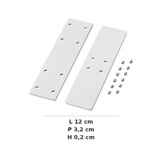 Ideal lux office giunto lineare per lampadari office wide bianco